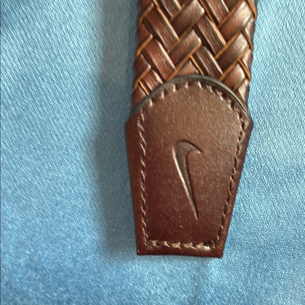 Nike Brown/Black Woven Reversible Belt - Picture 5 of 5